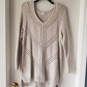 3/$30 Maurices Cream Colored Tunic Sweater